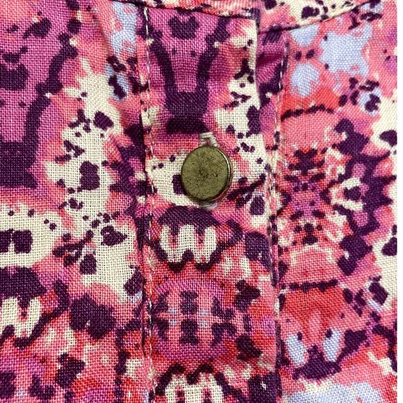 Cynthia Rowley 100% Linen Geometric Print Dress Size 8 Classic Casual Timeless - Picture 13 of 13